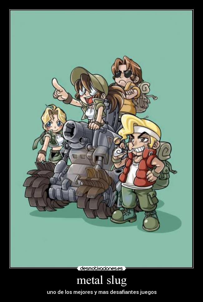 metal slug - uno de los mejores y mas desafiantes juegos