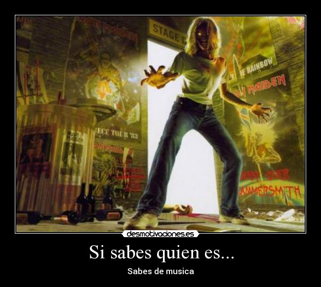 Si sabes quien es... -