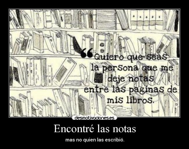 Encontré las notas -