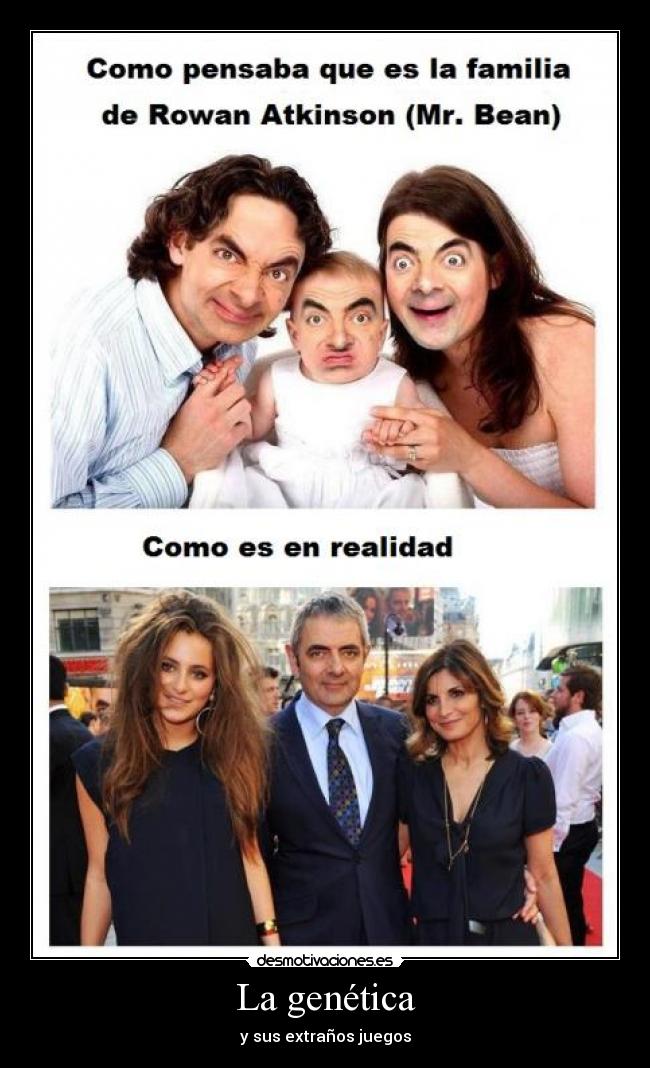 La genética - y sus extraños juegos