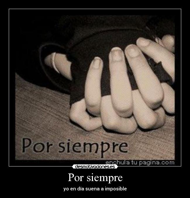 Por siempre -