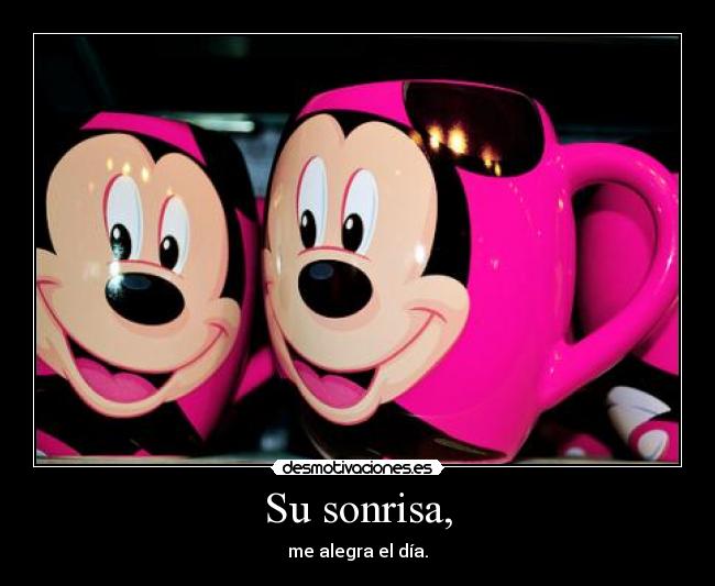 Su sonrisa, -
