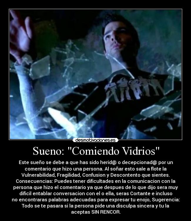 Sueno: Comiendo Vidrios - 