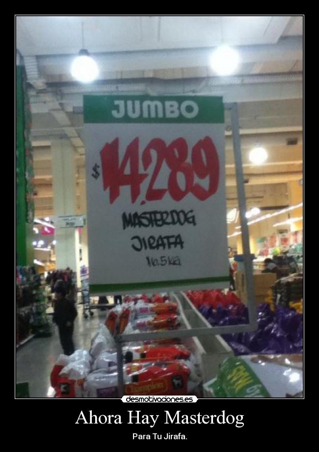 Ahora Hay Masterdog -