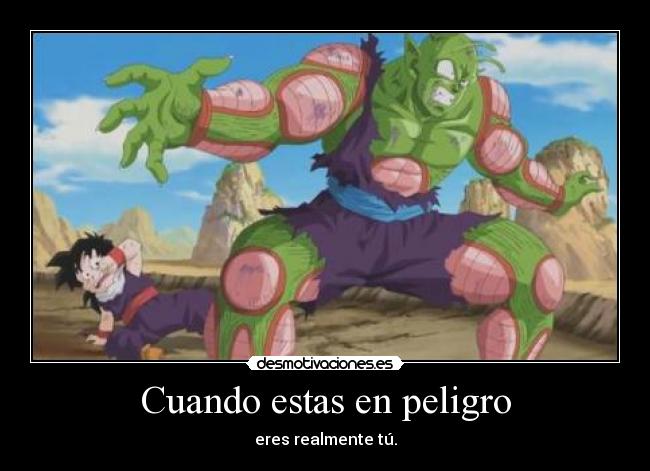 Cuando estas en peligro -