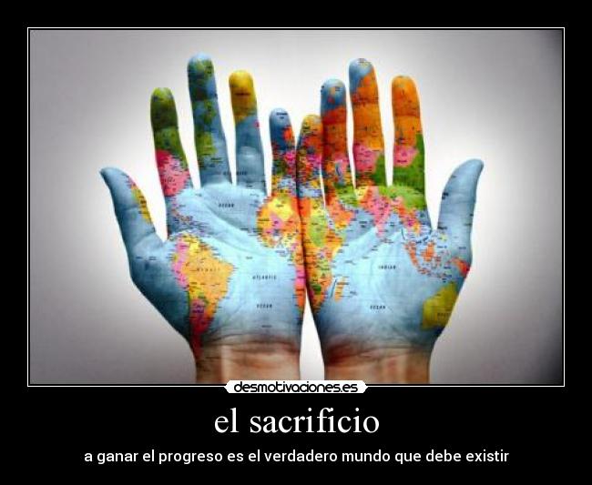 el sacrificio -