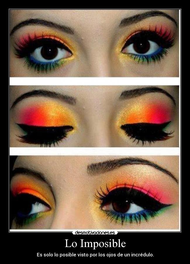 Lo Imposible - Es solo lo posible visto por los ojos de un incrédulo.