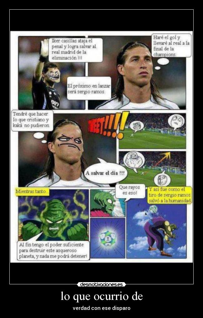 lo que ocurrio de - verdad con ese disparo