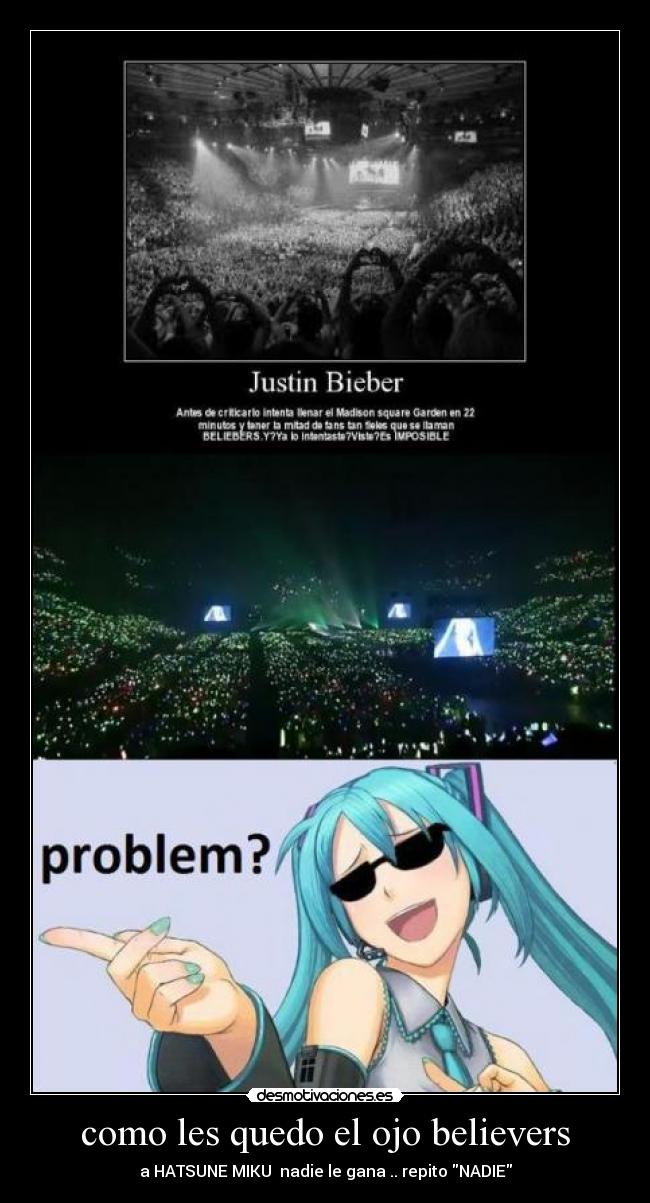 como les quedo el ojo believers -