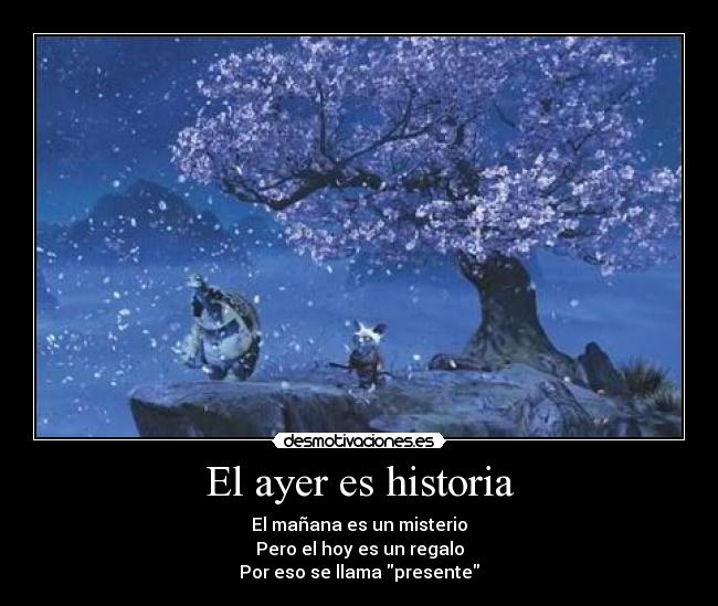 El ayer es historia - 