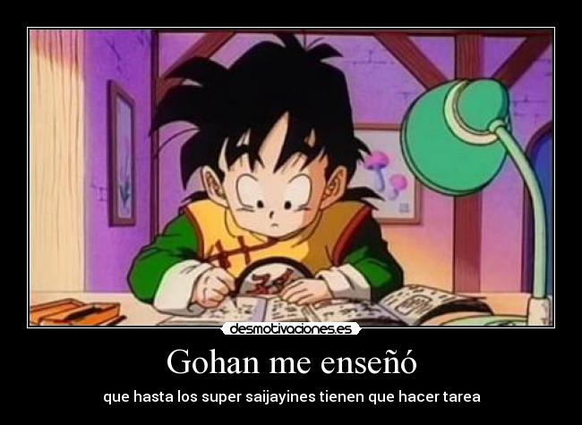 Gohan me enseñó -