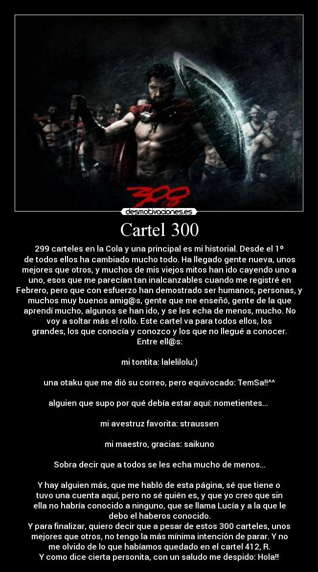 Cartel 300 - 