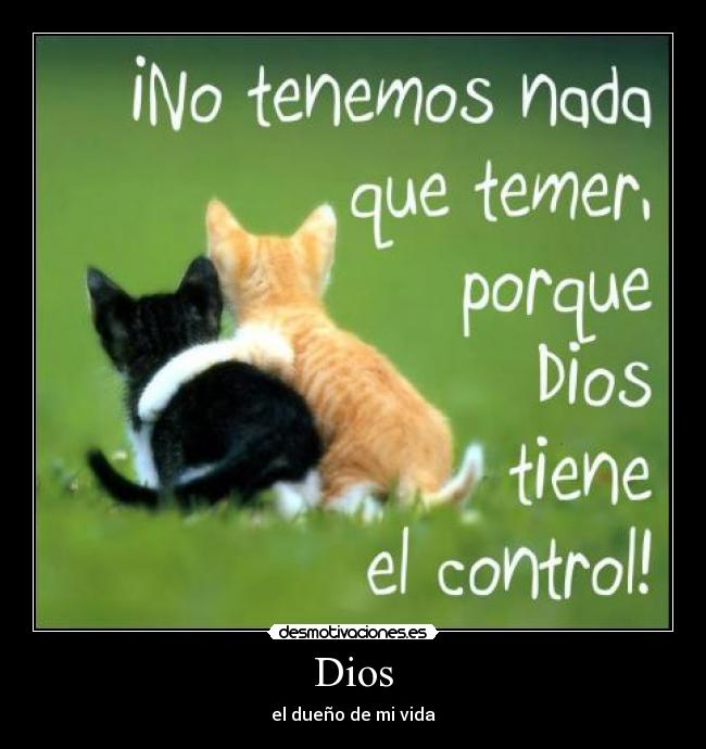 Dios - el dueño de mi vida