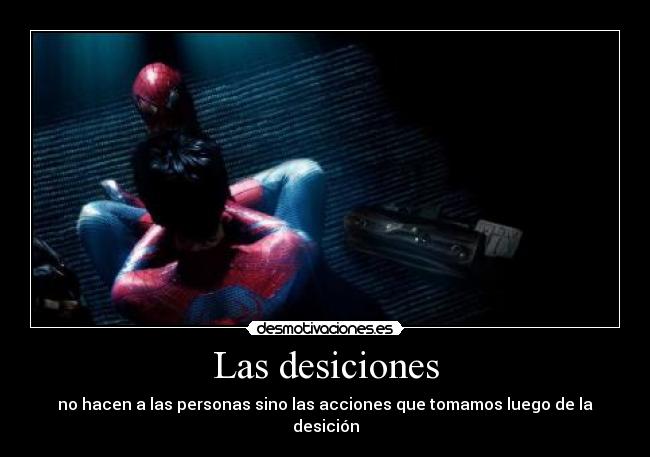 Las desiciones -