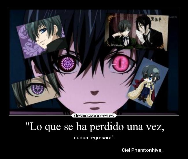 Lo que se ha perdido una vez, -