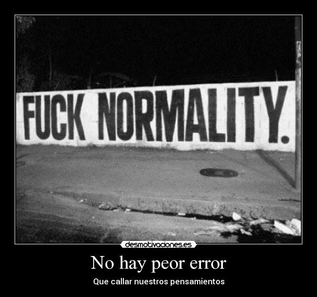 No hay peor error - 