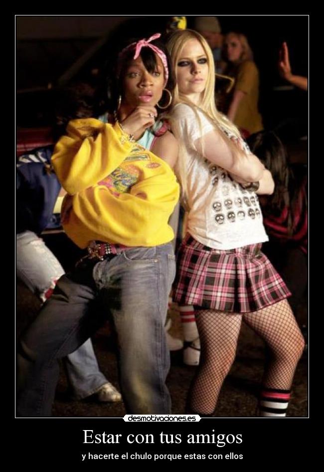 Estar con tus amigos -