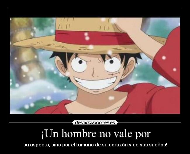 carteles luffy muwigaraklan desmotivaciones