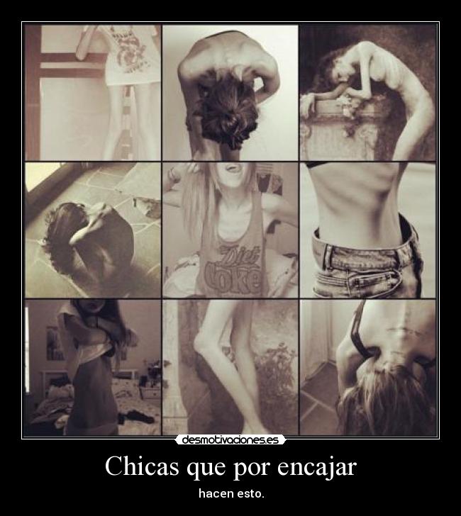 Chicas que por encajar - hacen esto.