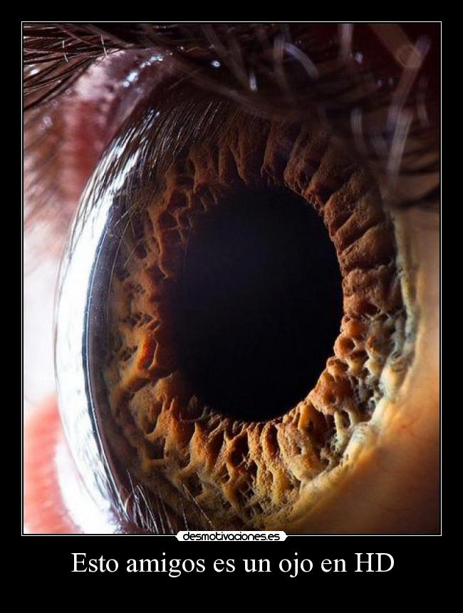 Esto amigos es un ojo en HD -
