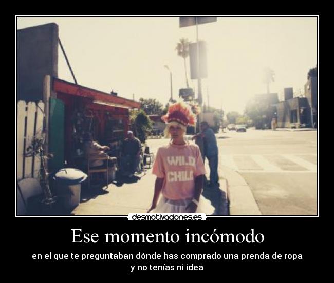 Ese momento incómodo - 