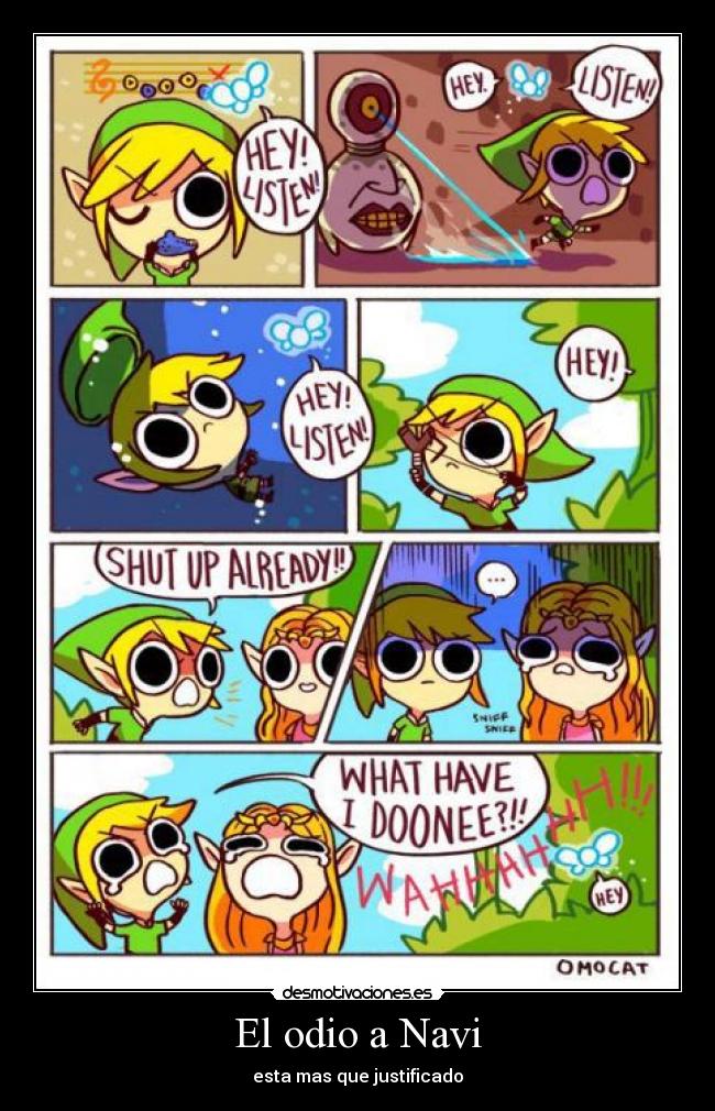 carteles odio zelda desmotivaciones