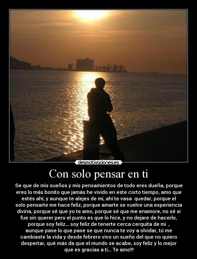 Con solo pensar en ti - 
