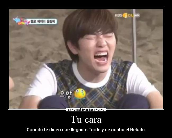 carteles kpop sandeul desmotivaciones desmotivaciones
