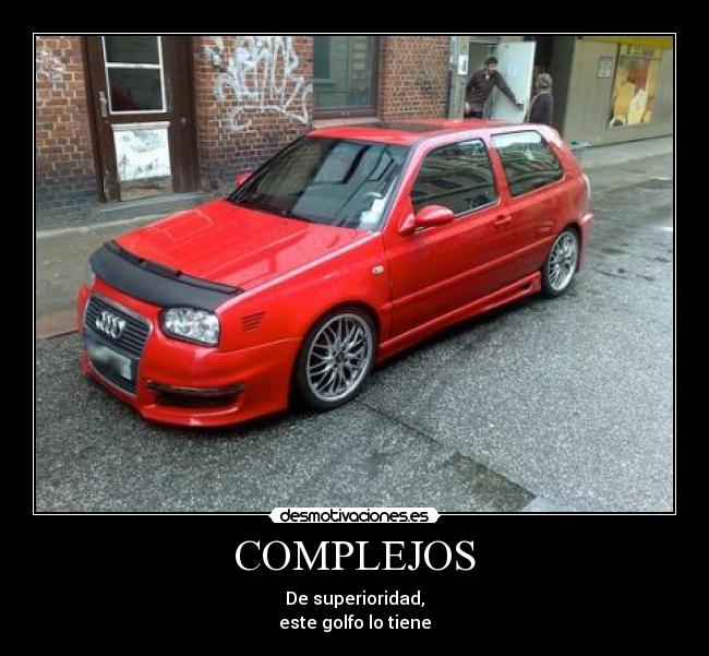 COMPLEJOS - De superioridad,
este golfo lo tiene