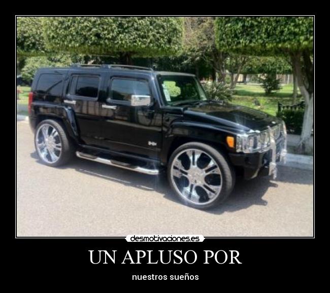 UN APLUSO POR - nuestros sueños