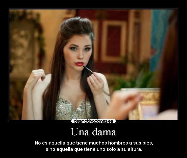 Una dama - 