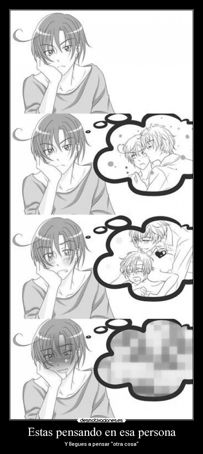 Estas pensando en esa persona -