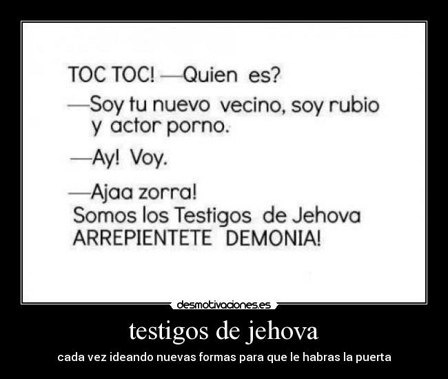 testigos de jehova - 