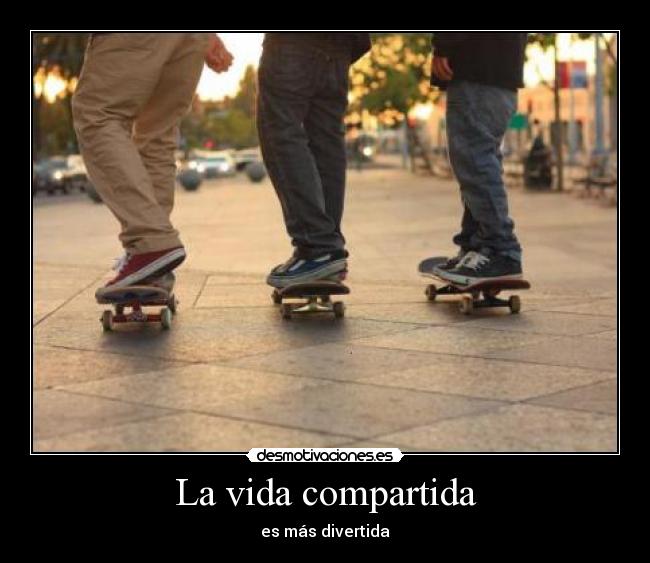 La vida compartida - es más divertida