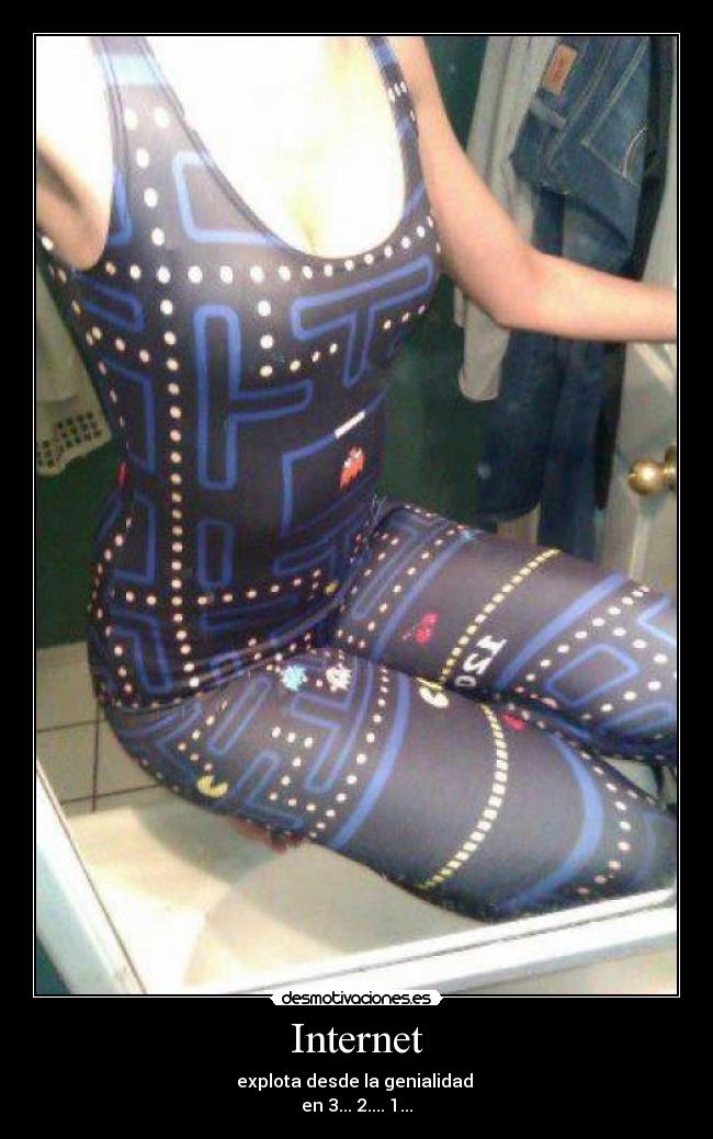 carteles internet internet pacman desmotivaciones