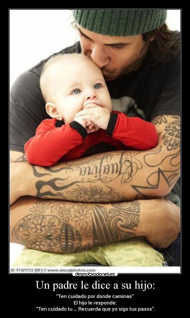 Un padre le dice a su hijo: -