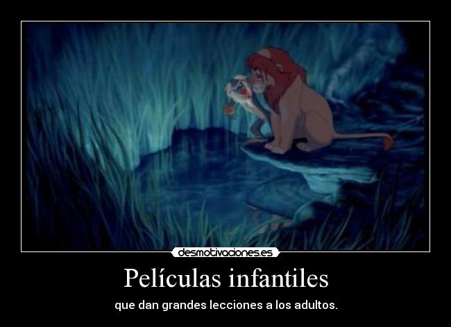 carteles peliculas infantiles desmotivaciones