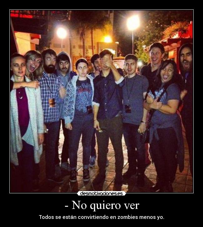 carteles convirtiendose zobies desmotivaciones