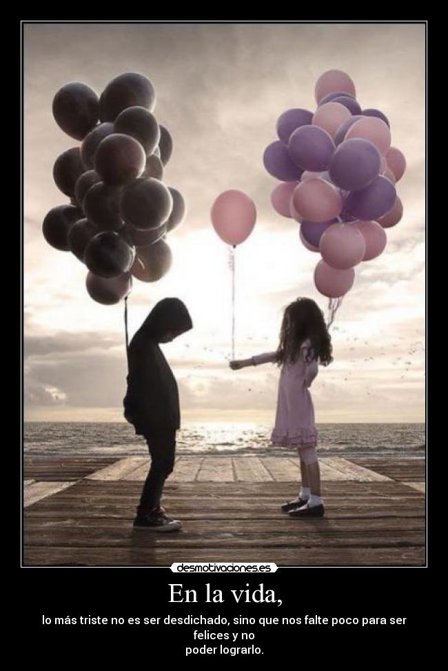 En la vida, - 