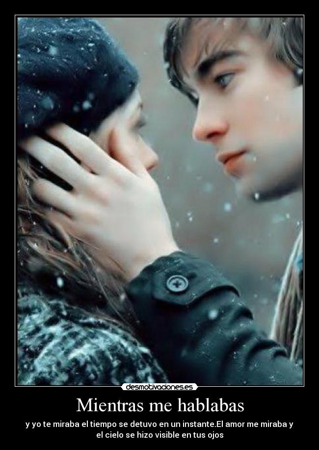 Mientras me hablabas -