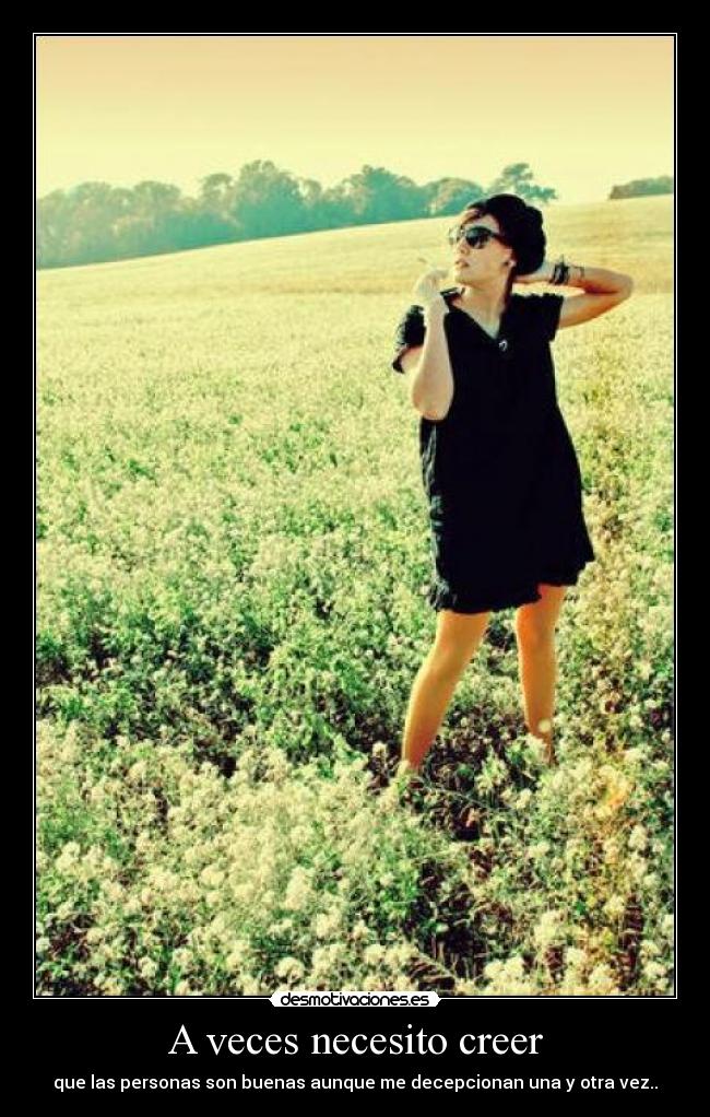 A veces necesito creer - 