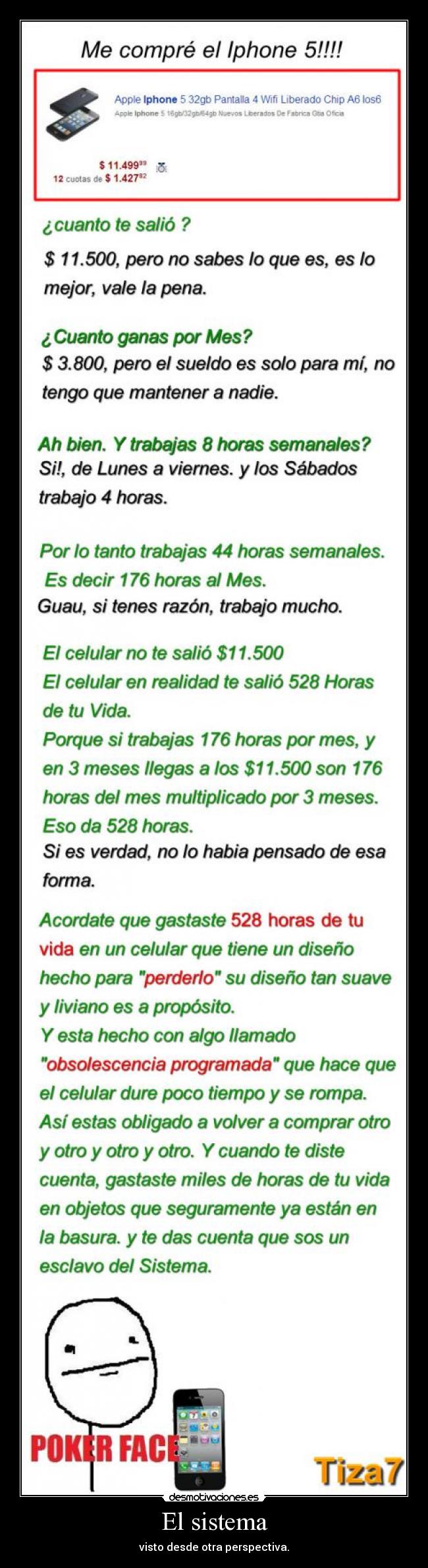 El sistema - visto desde otra perspectiva.