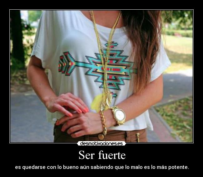 Ser fuerte - 