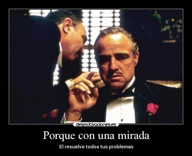 carteles vito corleone desmotivaciones