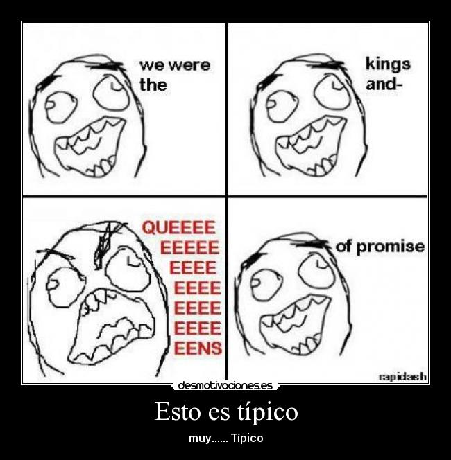 Esto es típico - muy...... Típico