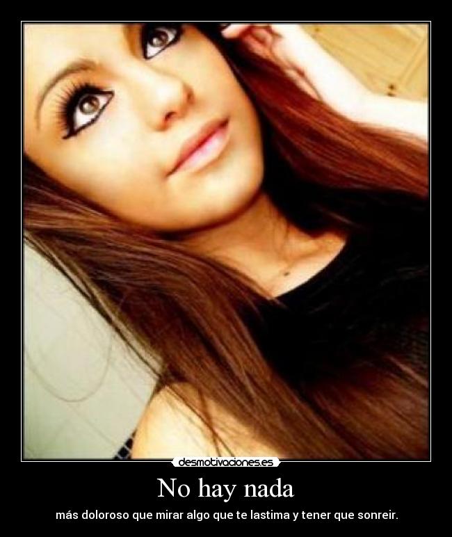 No hay nada -