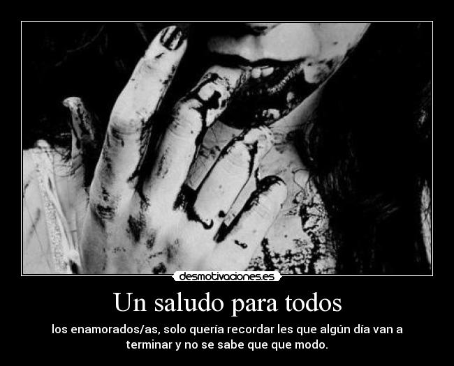 Un saludo para todos -