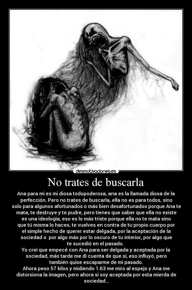 No trates de buscarla - 