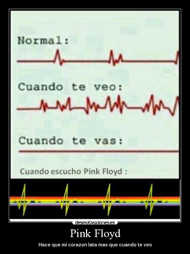 Pink Floyd - Hace que mi corazon lata mas que cuando te veo