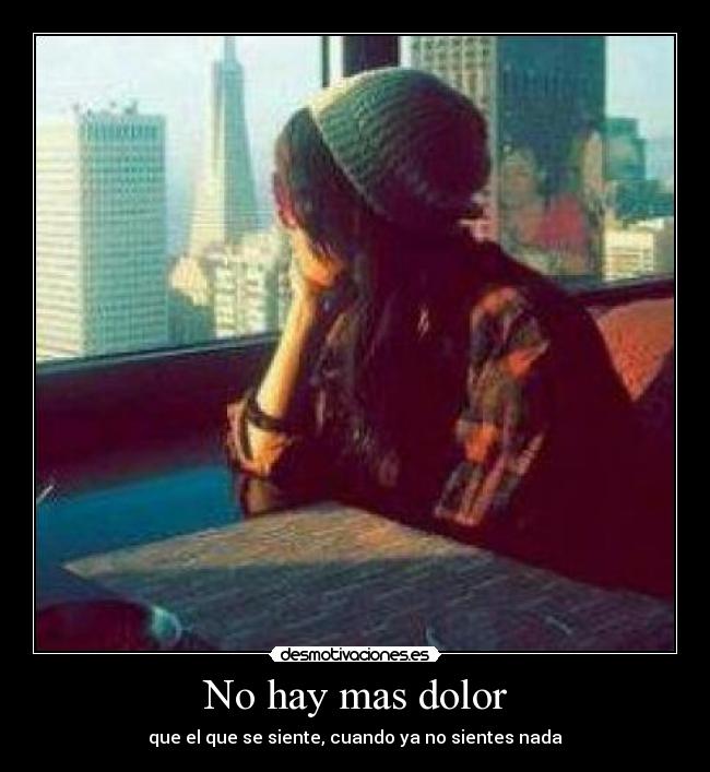 No hay mas dolor -